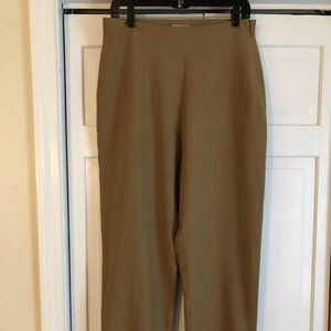 Liz Claiborne Dress Pants Tan Wool Size 12 33W